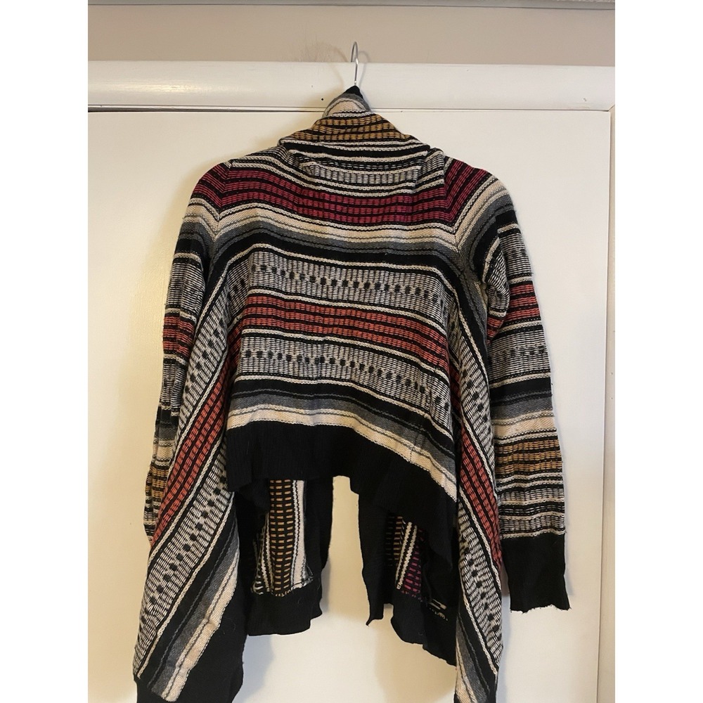 Bcbg Maxazria Cardigan Lambswool Cashmere Pockets Slouchy Oversized Sweater S - Picture 2 of 3